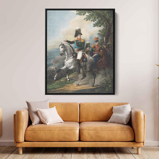 Equestrian portrait of Alexander I (1820) by Orest Kiprensky - Canvas Artwork