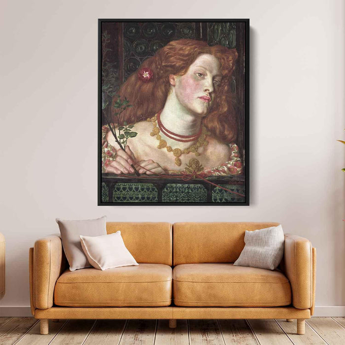 Fair Rosamund (1861) by Dante Gabriel Rossetti - Canvas Artwork