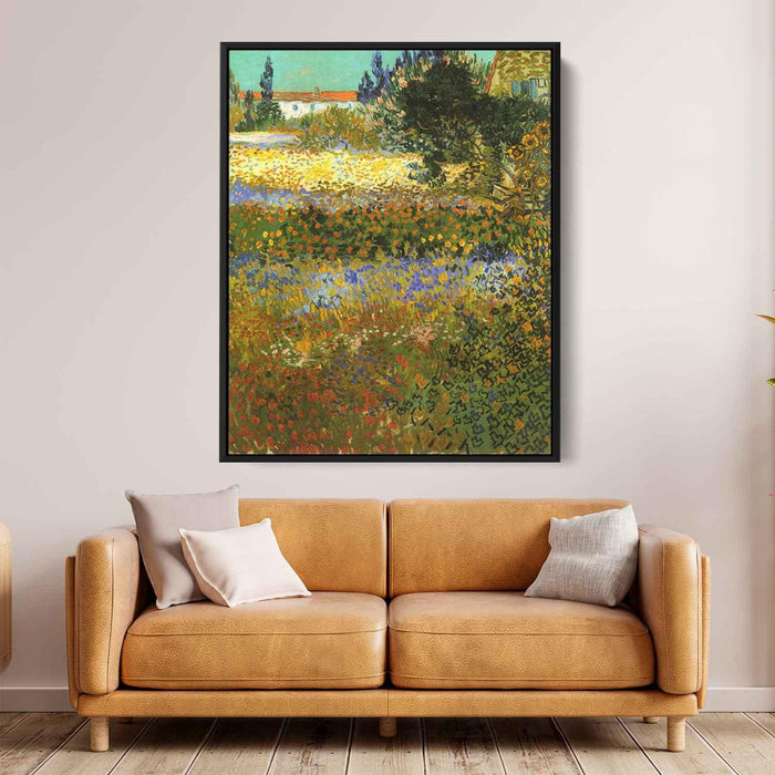 Flowering Garden (1888) by Vincent van Gogh - Canvas Artwork
