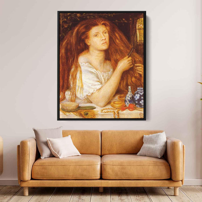 Golden Tresses (1865) by Dante Gabriel Rossetti - Canvas Artwork