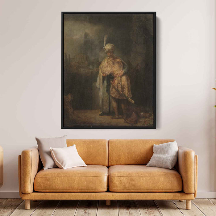 David and Jonathan (1642) by Rembrandt - Canvas Artwork