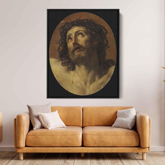Head of Christ Crowned with Thorns (1620) by Guido Reni - Canvas Artwork