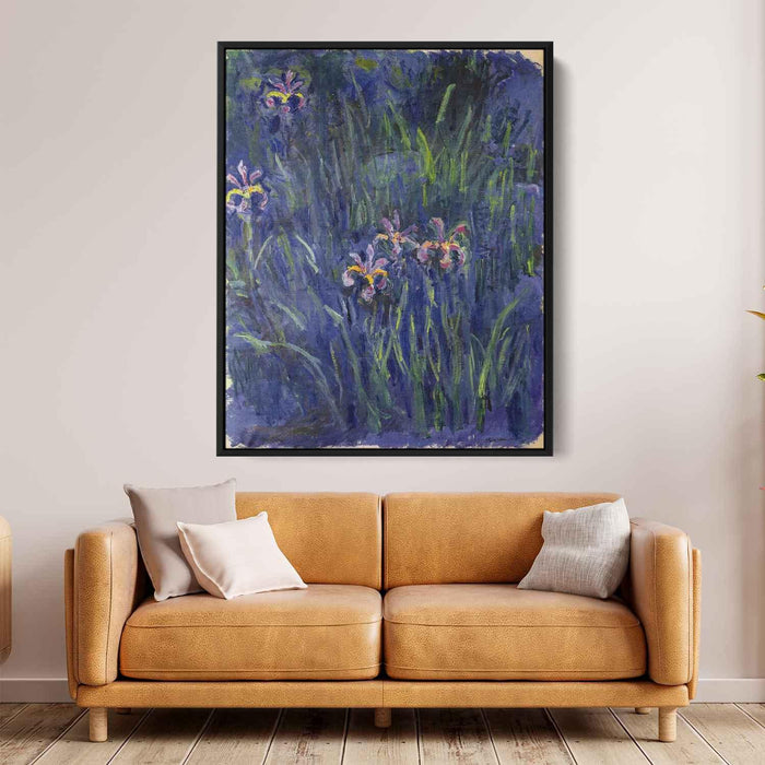 Irises 2 (1917) by Claude Monet - Canvas Artwork