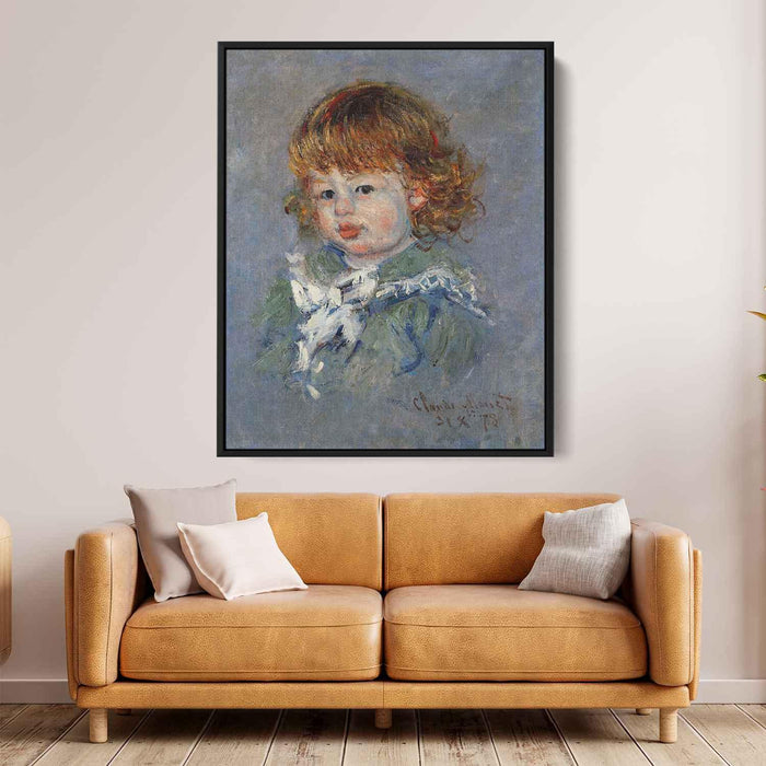 Jean-Pierre Hoschede, called 'Bebe Jean' by Claude Monet - Canvas Artwork