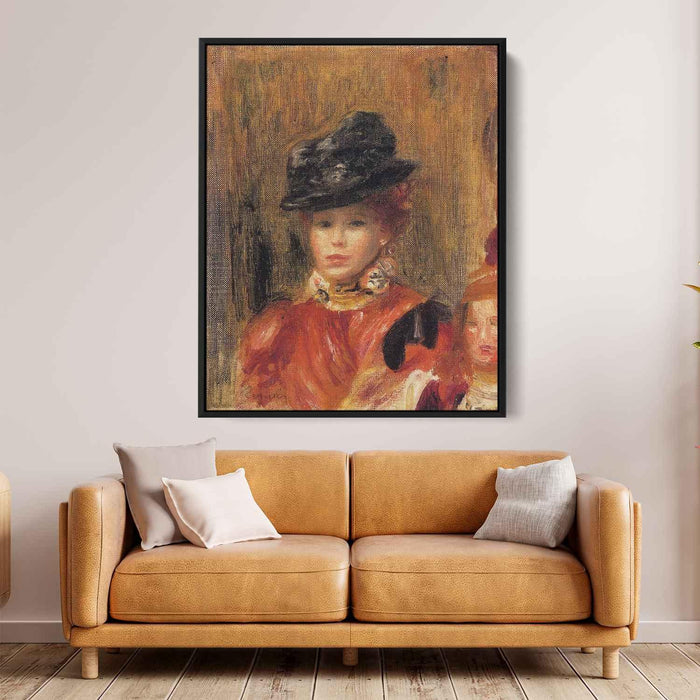 Madame Le Brun and Her Daughter by Pierre-Auguste Renoir - Canvas Artwork