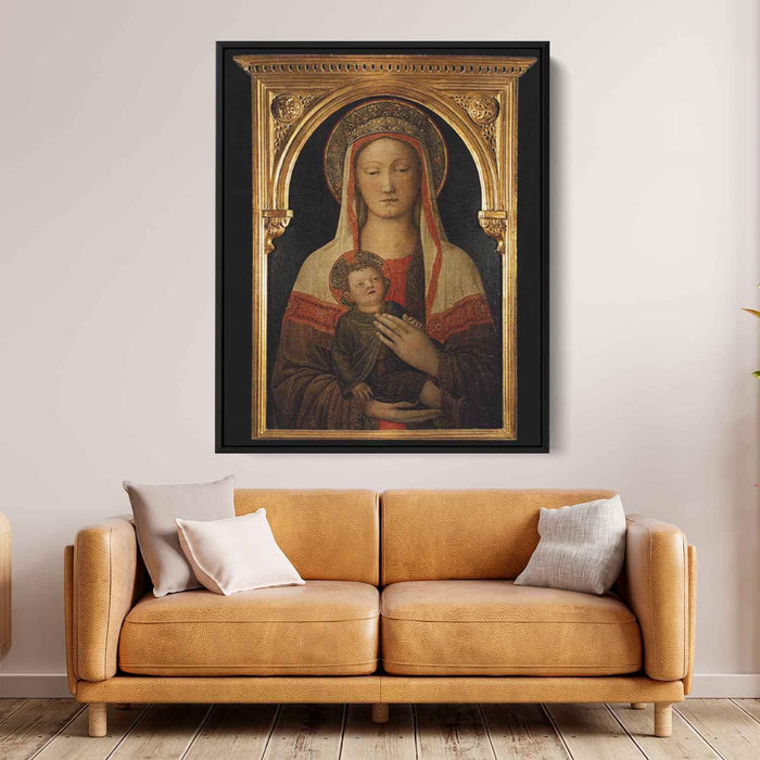 Madonna and Child (1450) by Jacopo Bellini - Canvas Artwork