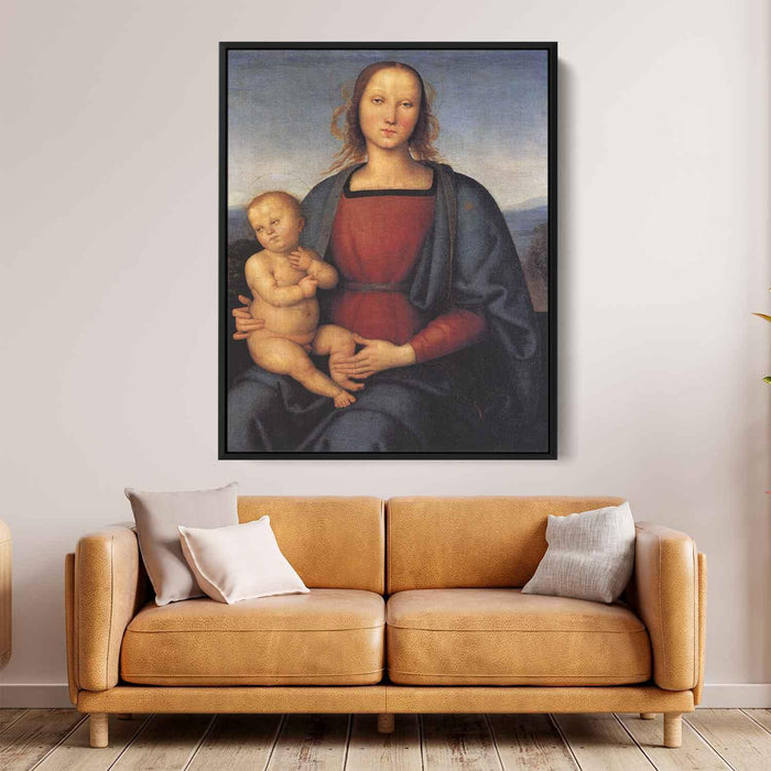 Madonna with Child (1500) by Pietro Perugino - Canvas Artwork