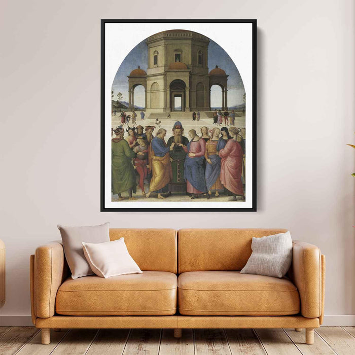 Marriage of the Virgin (1504) by Pietro Perugino - Canvas Artwork