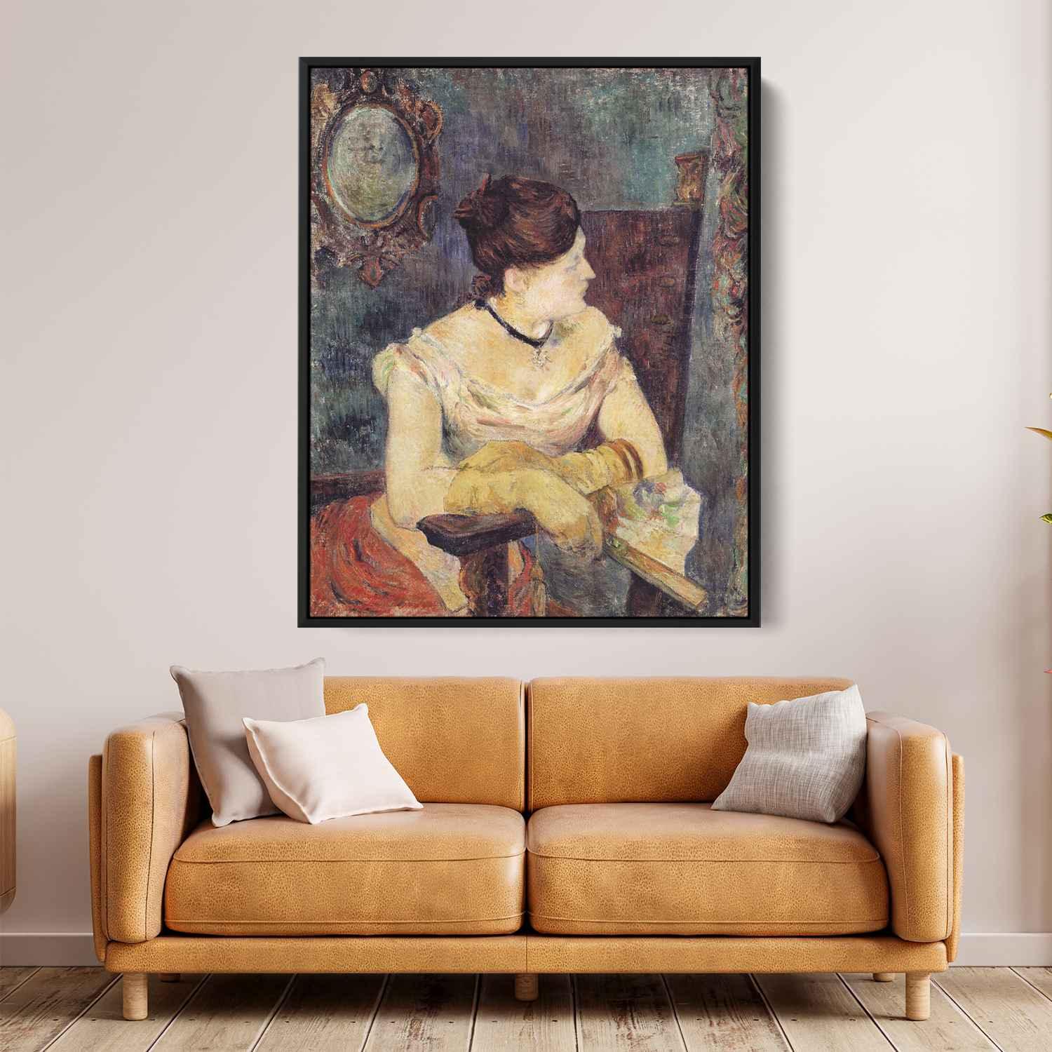 Mette Gauguin in an Evening Dress (1884) by Paul Gauguin