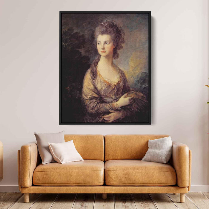 Mrs. Graham (1775) by Thomas Gainsborough - Canvas Artwork