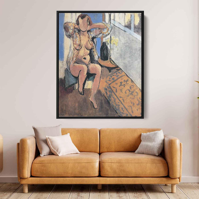 Nude, Spanish Carpet by Henri Matisse - Canvas Artwork