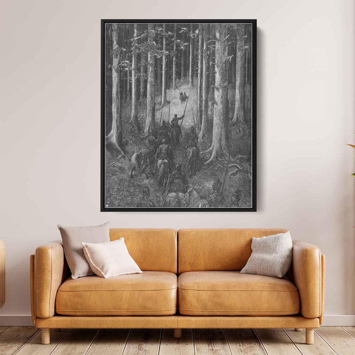 Orlando Furioso by Gustave Dore - Canvas Artwork