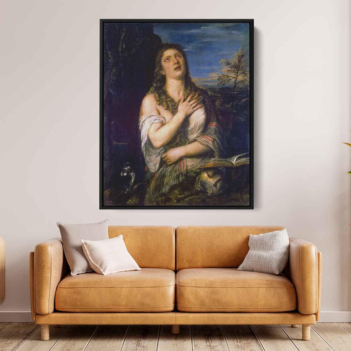 Penitent St. Mary Magdalene (1565) by Titian - Canvas Artwork