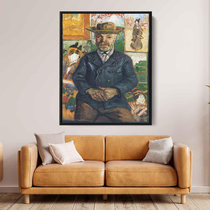 Portrait of Père Tanguy (1888) by Vincent van Gogh - Canvas Artwork