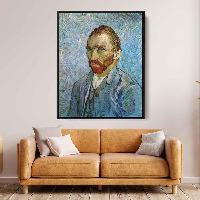 Self-Portrait (1889) by Vincent van Gogh - Canvas Artwork