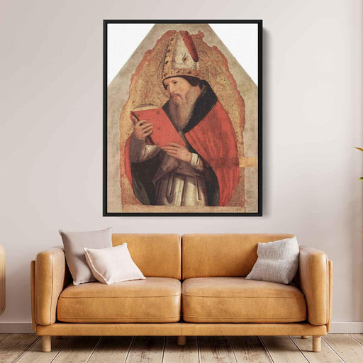 St. Augustine (1472) by Antonello da Messina - Canvas Artwork