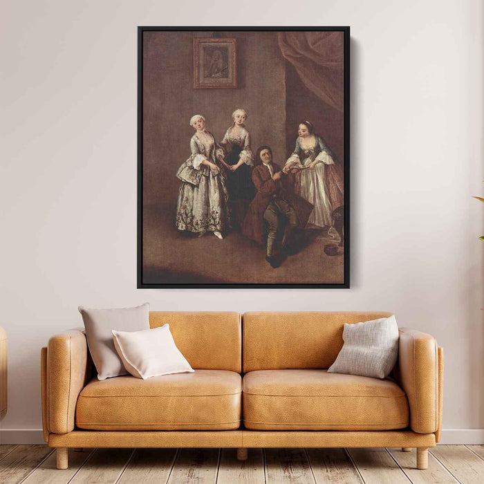 The Family by Pietro Longhi - Canvas Artwork