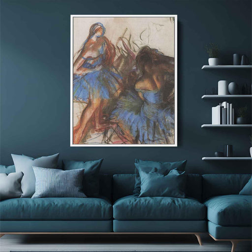 Blue Ballerinas (1922) by Zinaida Serebriakova - Canvas Artwork