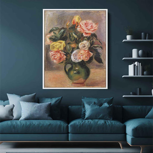 Bouquet of Roses by Pierre-Auguste Renoir - Canvas Artwork