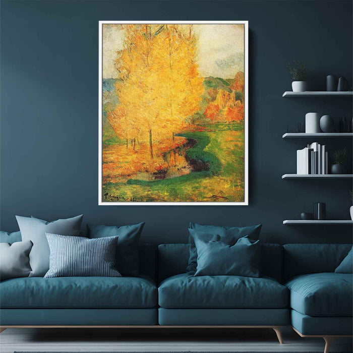 By the Stream, Autumn by Paul Gauguin - Canvas Artwork