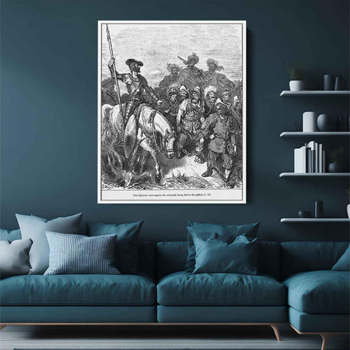 Don Quixote by Gustave Dore - Canvas Artwork