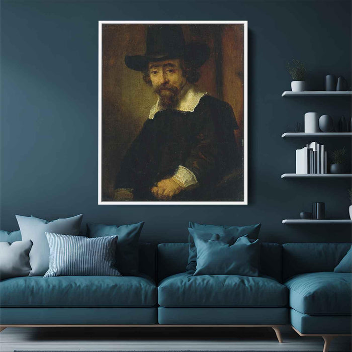 Dr Ephraim Bueno, Jewish Physician and Writer by Rembrandt - Canvas Artwork