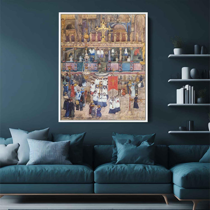 Easter Procession, St. Mark's by Maurice Prendergast - Canvas Artwork