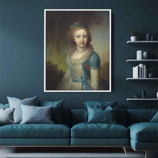 Grand Duchess Elena Pavlovna of Russia (1799) by Vladimir Borovikovsky - Canvas Artwork