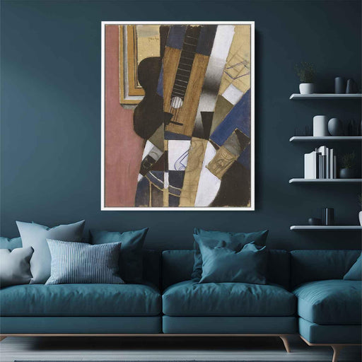 Guitar and Pipe (1913) by Juan Gris - Canvas Artwork