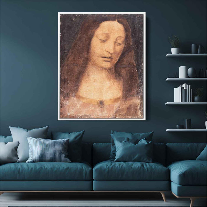 Head of Christ by Leonardo da Vinci - Canvas Artwork