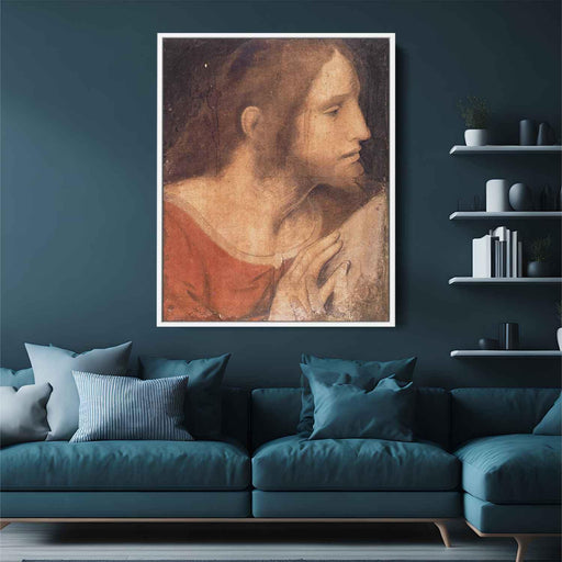 Head of St. James the Less by Leonardo da Vinci - Canvas Artwork