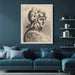 Helmet shaped like lion by Parmigianino - Canvas Artwork