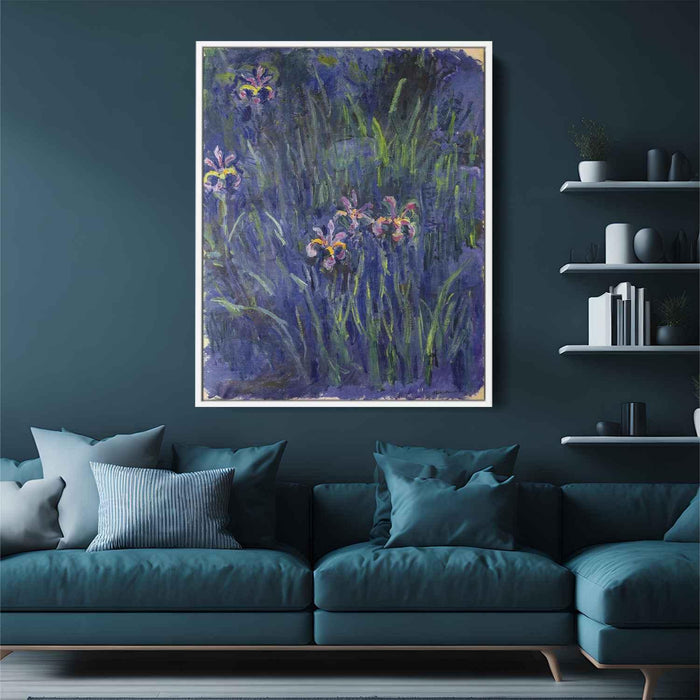 Irises 2 (1917) by Claude Monet - Canvas Artwork