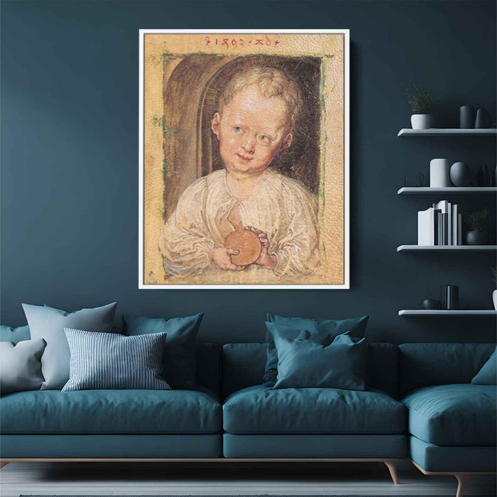 Jesus boy with Globe (1493) by Albrecht Durer - Canvas Artwork