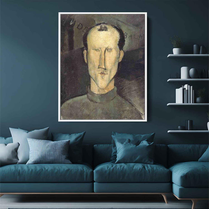 Leon Indenbaum (1915) by Amedeo Modigliani - Canvas Artwork