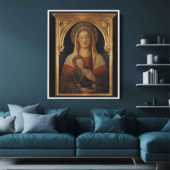 Madonna and Child (1450) by Jacopo Bellini - Canvas Artwork