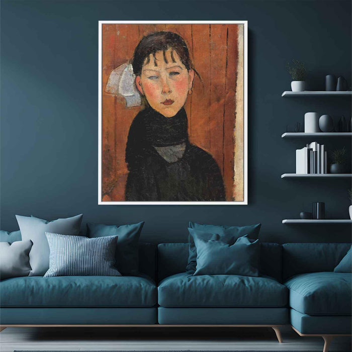 Marie, daughter of the people by Amedeo Modigliani - Canvas Artwork