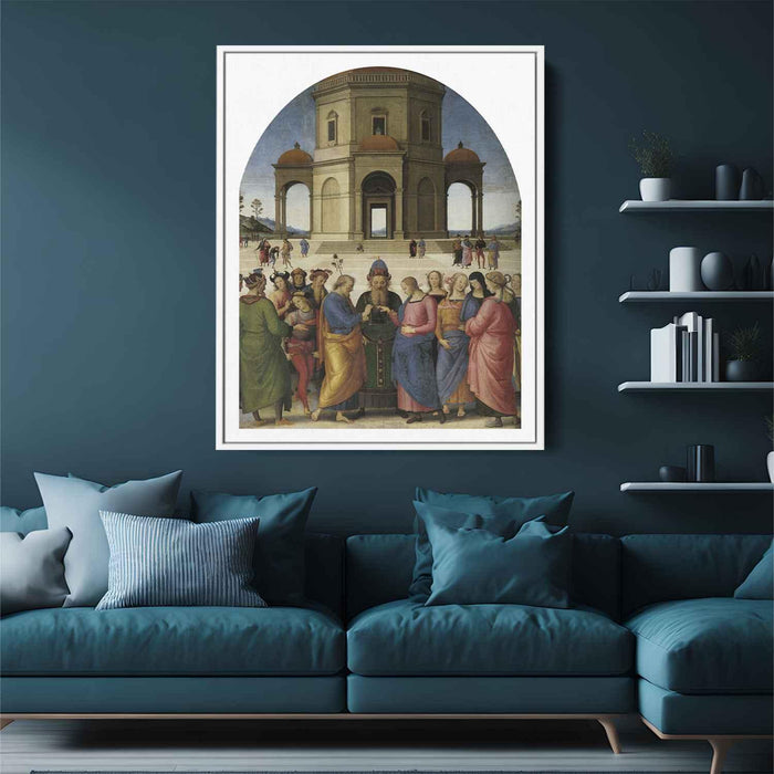 Marriage of the Virgin (1504) by Pietro Perugino - Canvas Artwork