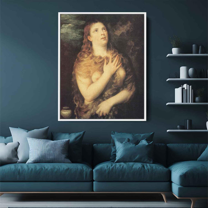 Mary Magdalen Repentant (1531) by Titian - Canvas Artwork