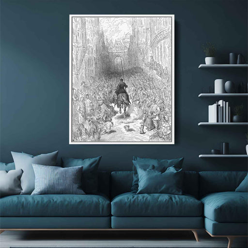 Orlando Furioso by Gustave Dore - Canvas Artwork