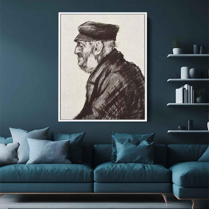 Orphan Man with Cap, Head by Vincent van Gogh - Canvas Artwork