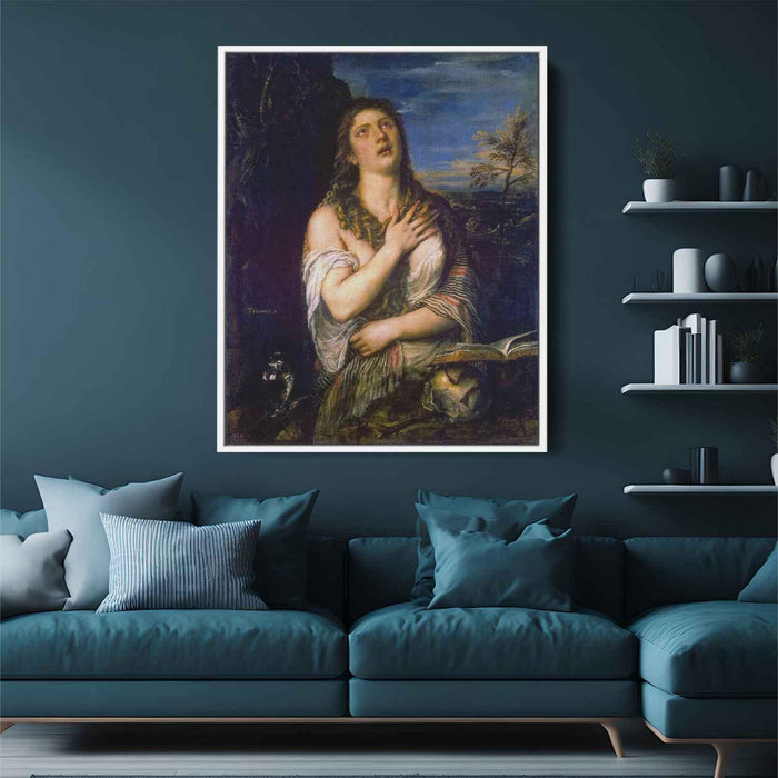 Penitent St. Mary Magdalene (1565) by Titian - Canvas Artwork