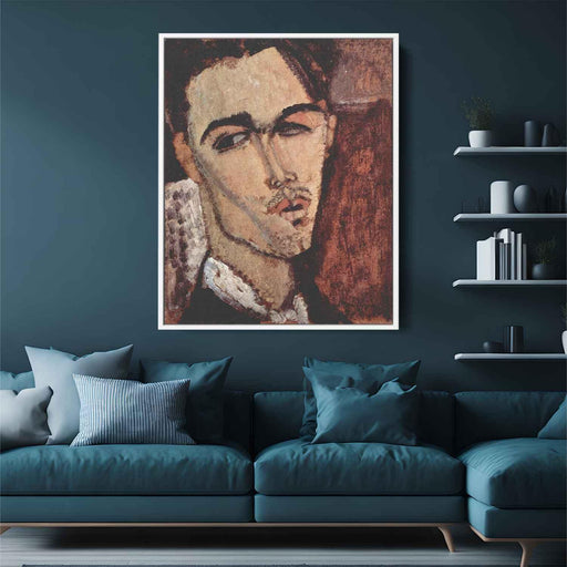 Portrait of Celso Lagar (1915) by Amedeo Modigliani - Canvas Artwork