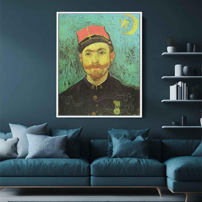 Portrait of Milliet, Second Lieutnant of the Zouaves by Vincent van Gogh - Canvas Artwork