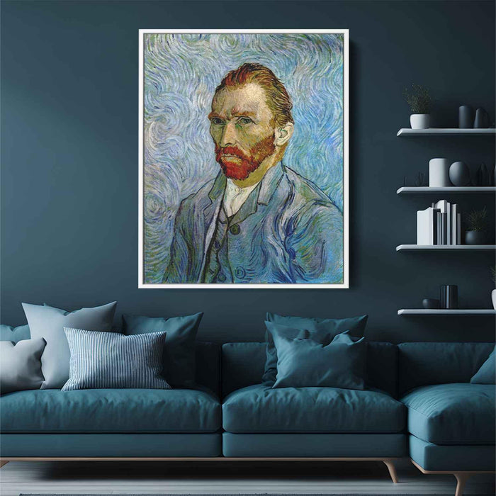 Self-Portrait (1889) by Vincent van Gogh - Canvas Artwork