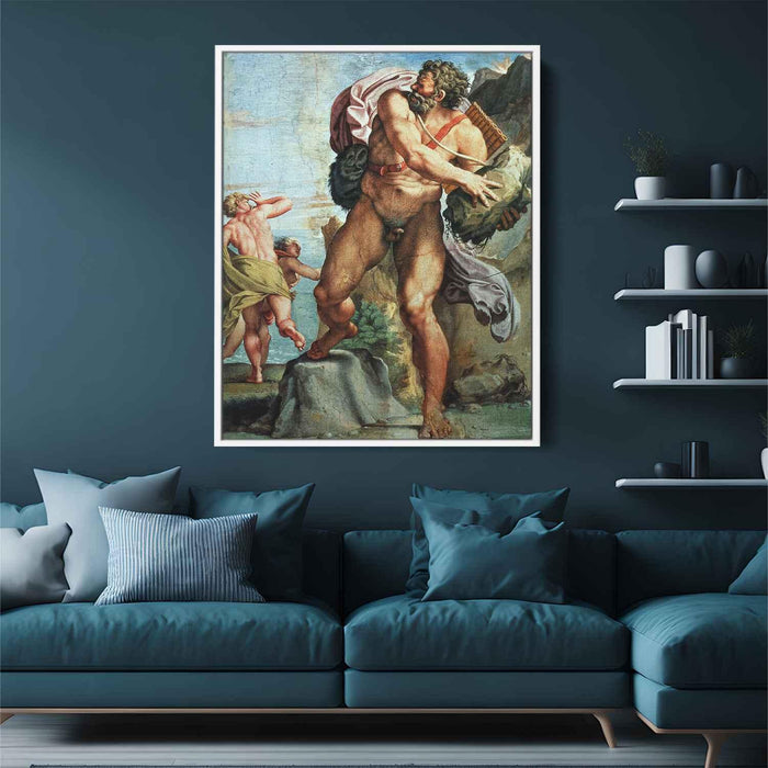 The Cyclops Polyphemus (1605) by Annibale Carracci - Canvas Artwork