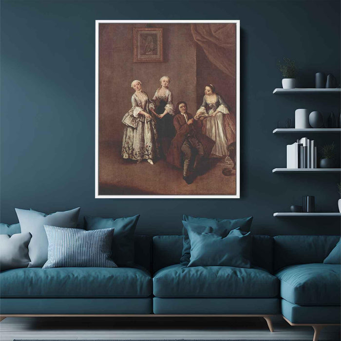 The Family by Pietro Longhi - Canvas Artwork