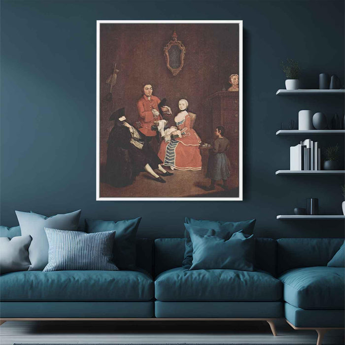 The hairdresser by Pietro Longhi - Canvas Artwork