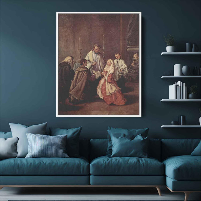 The Sacrament Of Marriage by Pietro Longhi - Canvas Artwork