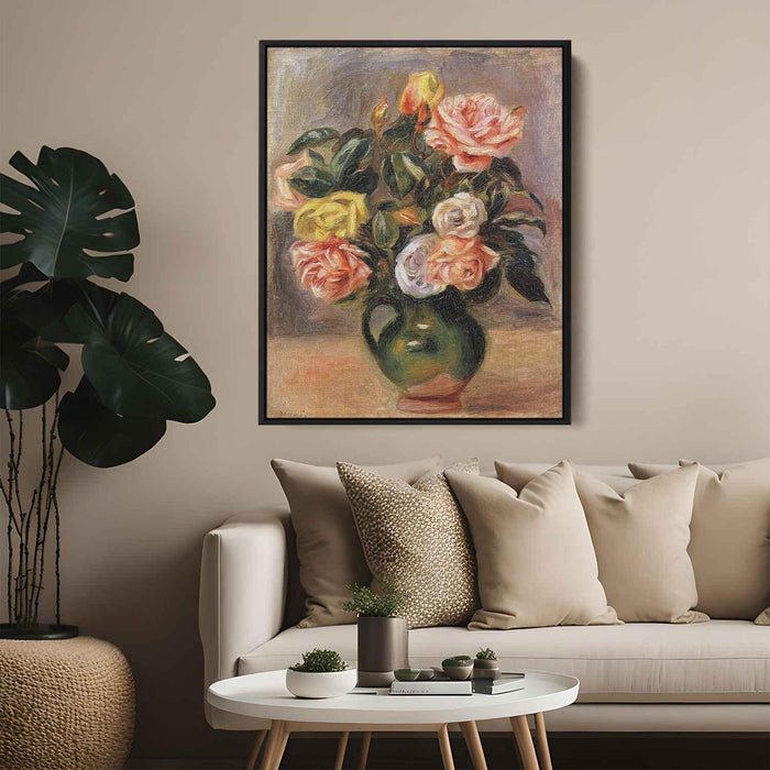 Bouquet of Roses by Pierre-Auguste Renoir - Canvas Artwork